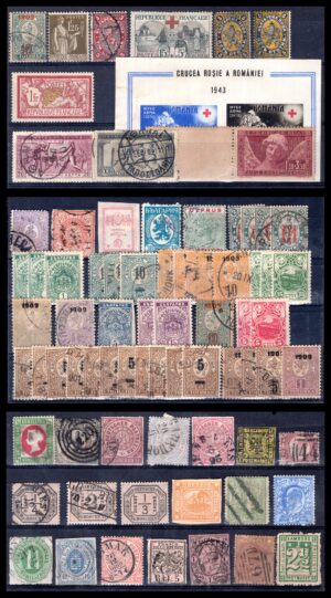 לוט 159 – אוסף בולים קלאסיים עולמיים – בולגריה, גרמניה, צרפת, רומניה, יוון ועוד | Lot 159 – Classic World Stamps Collection – Bulgaria, German States, France, Romania, Greece & More